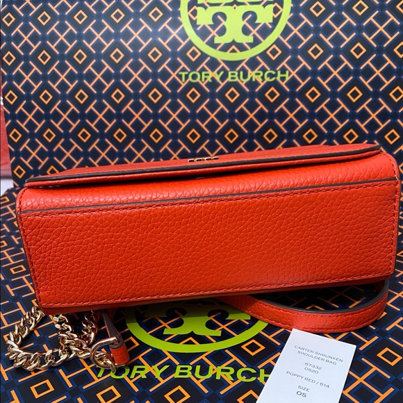 🆕🍀Tory Burch Carter Shrunken Shoulder bag/small - Picture 8 of 13